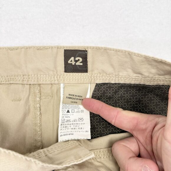 Timberland Cargo Pants Mens Size 42 x 32 Tan Khaki Ripstop Baggy Relaxed Fit NEW - Picture 5 of 8